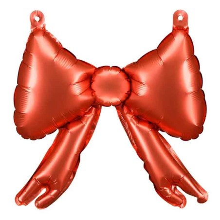 Palloncino in Foil 14" Fiocco Rosso 5pz Novità Giugno 2025