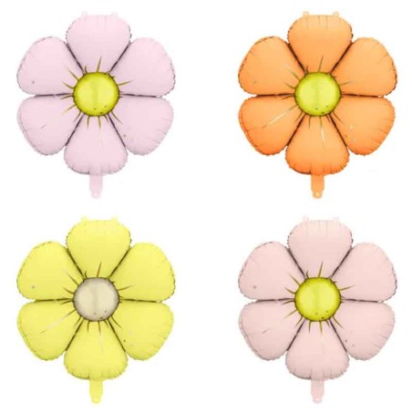 Palloncino in Foil 26" Super Shape Margherita 4pz Piante e Fiori