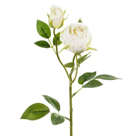 Fiore Artificiale per Decorazioni "Rosa Bianca" Decorazioni