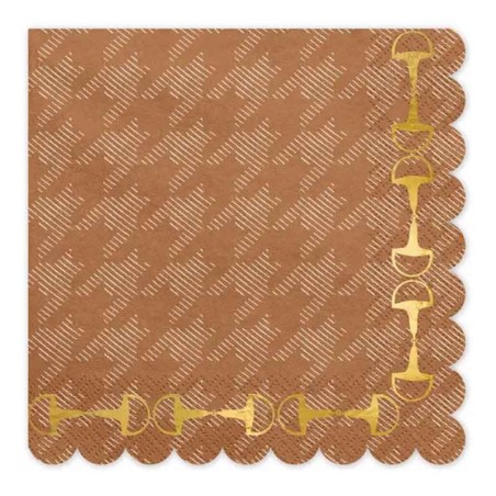 Tovagliolo di Carta 33x33cm Festa a Tema Cavallo "Horse" 12pz Festa Tema Cavallo "Horse"