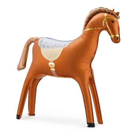 Palloncino in Foil 44" Standup sagomato Cavallo Marrone Festa Tema Cavallo "Horse"