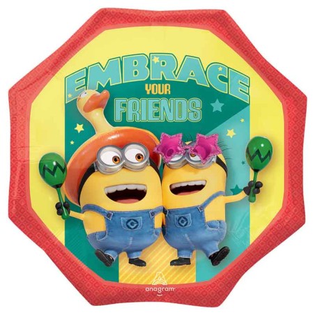 Palloncino in Foil 22" Super Shape Minions "Despicable Me 4" Minions