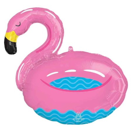 Palloncino in Foil 30" Super Shape Fenicottero Gonfiabile Festa Tema Fenicottero "Flamingo"