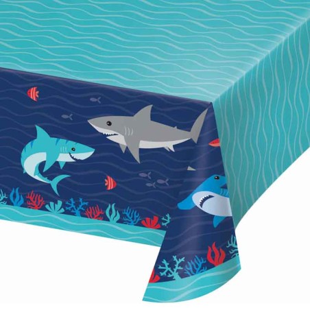 Tovaglia di Carta 137x259cm con Squalo "Shark Party"
