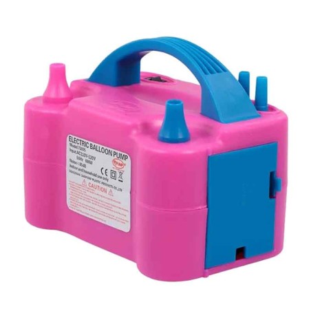 Compressore Elettrico Borosino a Due Uscite Fucsia Gonfiatori ad Aria