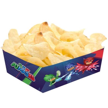 Box Porta Snack di Carta con i Super Pigiamini "PJ Masks" 12pz Super Pigiamini "PJ Masks"