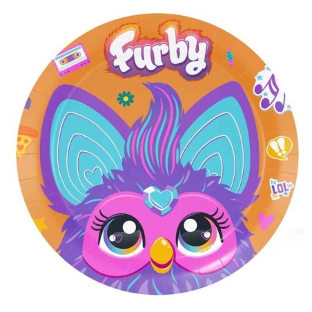 Piatto di Carta 18cm Furby 8pz