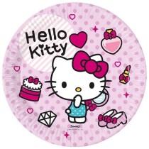 Piatto di Carta 23cm Hello Kitty "Fashion Stylist" 8pz Hello Kitty