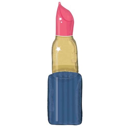 Palloncino in Foil 41" Super Shape Rossetto "Lipstick" Amore e Cuori