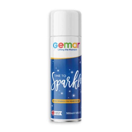 Spray Lucida Palloncini con Glitter Gemar "Time To Sparkle" 500ml