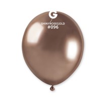 Palloncino in Lattice 5" AB50 Rose Gold "Shiny Rose Gold 096" 50pz Palloncini Shiny/Chrome