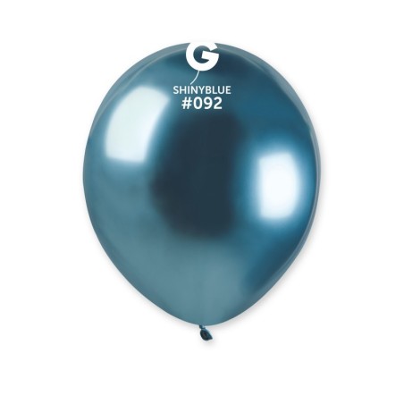 Palloncino in Lattice 5" AB50 Blu "Shiny Blue 092" 50pz Palloncini Shiny/Chrome