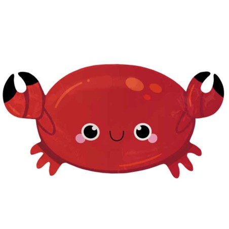 Palloncino in Foil 25" Super Shape Granchio "Crab" Pesci e Mare