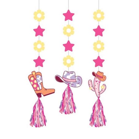 Decorazioni Pendenti "Country Girl" 3pz