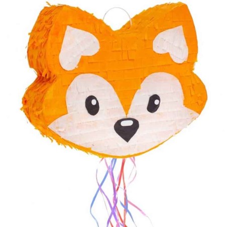 Pignatta in Cartoncino Rigido sagomata Volpe "Pinata" Pignatte Fantasia