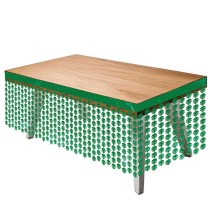 Gonnellina Girotavolo con Foglie Tropicali 4mt Accessori Tavola Tropicali