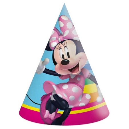 Cappellino a Cono Minnie "Rainbow Make Me Smile" 6pz Minnie