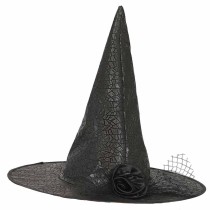 Cappello da Strega effetto Similpelle Accessori Persona Halloween