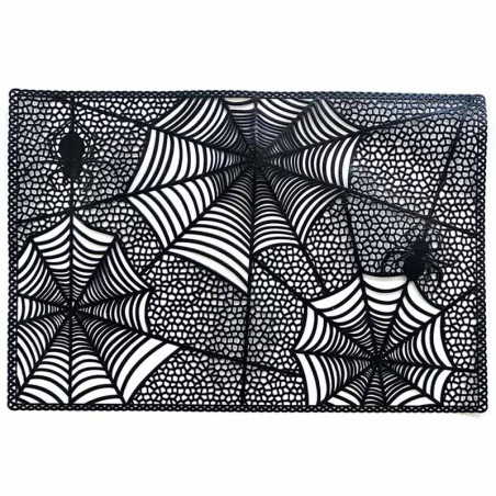Tovaglietta in PVC Ragnatela di Halloween Accessori Tavola Halloween