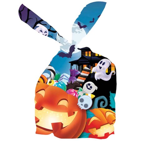 Sacchetto di Plastica Porta Caramelle Simboli di Halloween 20pz Accessori Tavola Halloween