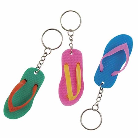 Gadget per Pignatte - Portachiavi Infradito Multicolor 6pz