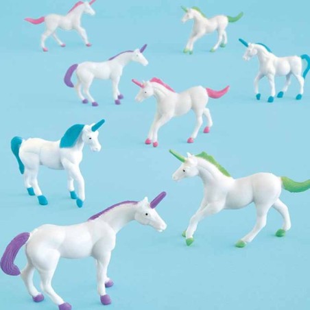 Gadget per Pignatte - Piccole Statuine Unicorno 8pz