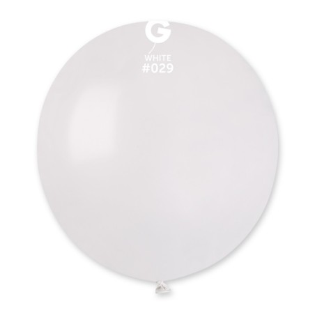 Palloncino in Lattice 19" GM19 Bianco "White 029” 25pz Gemar Metallic 19" GM150