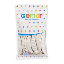 Palloncino in Lattice 19" GM19 Bianco "White 029” 25pz Gemar Metallic 19" GM150