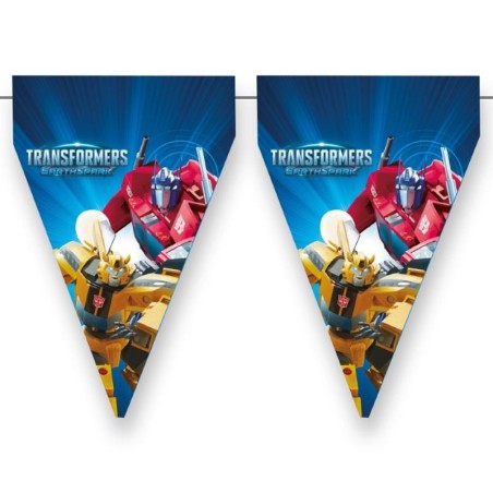 Festone Bandierina con i Transformers 3mt Transformers