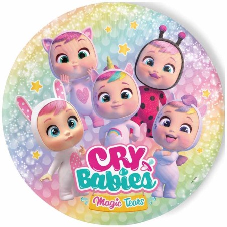 Piatto di Carta 23cm Cry Babies 8pz Cry Babies