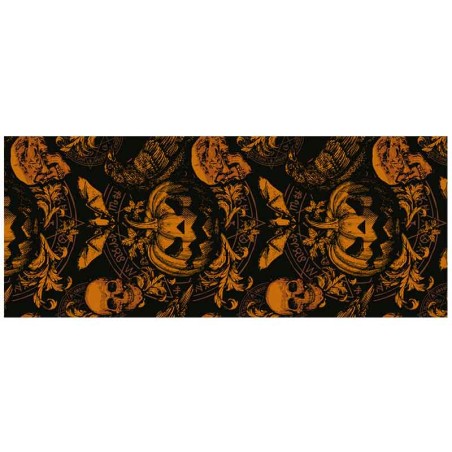 Runner da Tavolo Zucca Gotica di Halloween 2,75mt Accessori Tavola Halloween