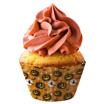 Pirottini per Cupcake Simboli di Halloween 50pz Accessori Tavola Halloween
