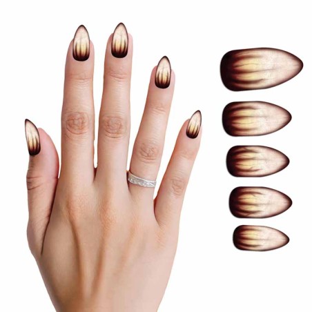 Unghie Finte per Costume da Lupo Mannaro 12pz Accessori Persona Halloween