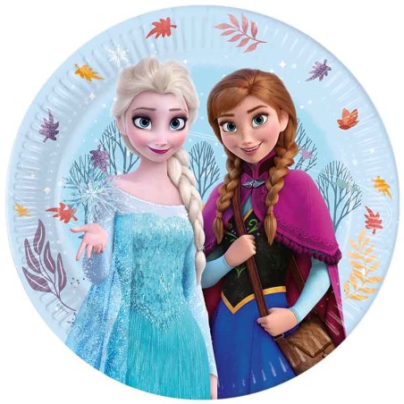 Piatto di Carta 23cm Frozen "Idyllic Wonder" 8pz Frozen