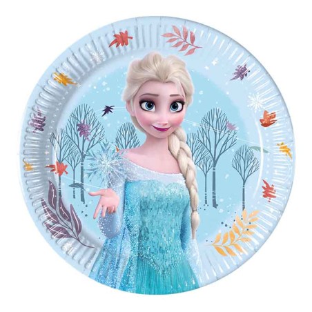 Piatto di Carta 20cm Frozen "Idyllic Wonder" 8pz Frozen