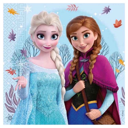 Tovagliolo di Carta 33x33cm con Frozen "Idyllic Wonder" 20pz Frozen
