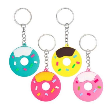 Gadget per Pignatte - Portachiavi Ciambelle Multicolor 4pz