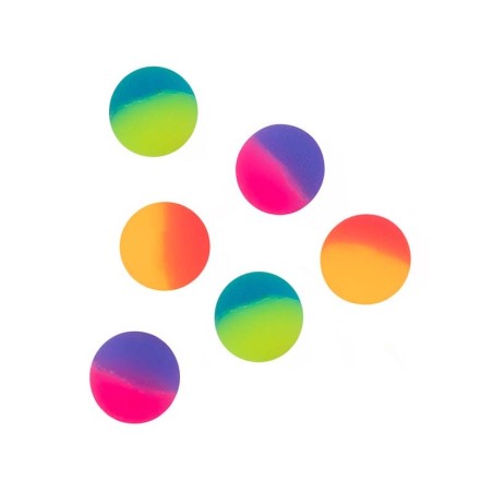Gadget per Pignatte - Palline Rimbalzanti Colorate 6pz