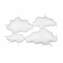 Palloncino in Foil 42" Super Shape Nuvolette Bicolore Cielo e Galassia