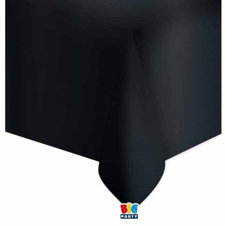 Tovaglia di Plastica 137x274cm Nero Metallizzato Nero "Black"