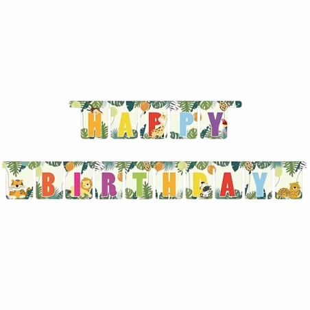 Festone Happy Birthday Safari nella Giungla 2,10mt