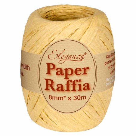 Nastrino in Carta Rafia Compostabile Natural 30mt