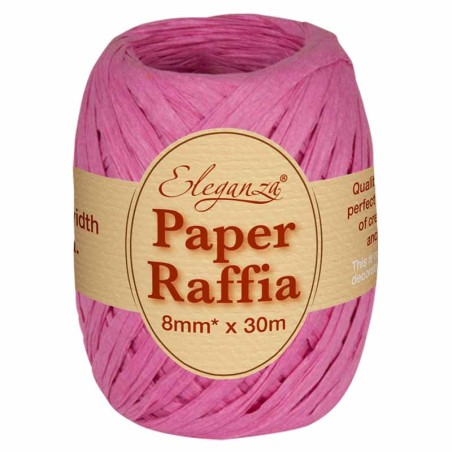 Nastrino in Carta Rafia Compostabile Fucsia 30mt