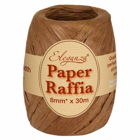 Nastrino in Carta Rafia Compostabile Cioccolato 30mt