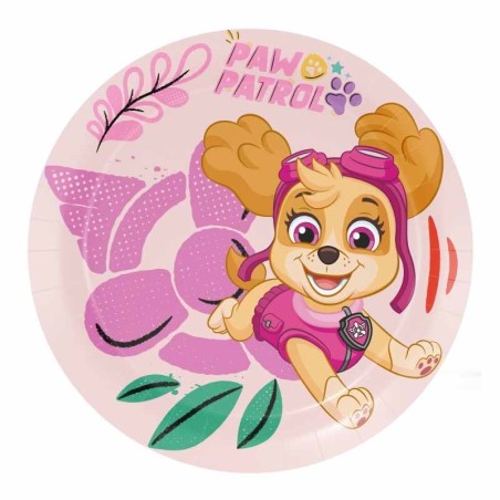Piatto di Carta 18cm Paw Patrol "Skye" 8pz