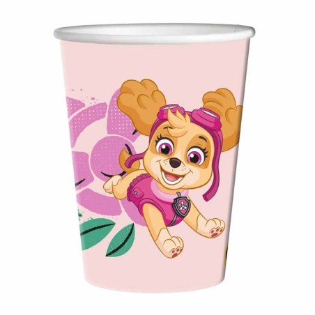 Bicchiere di Carta 250ml con Paw Patrol "Skye" 8pz