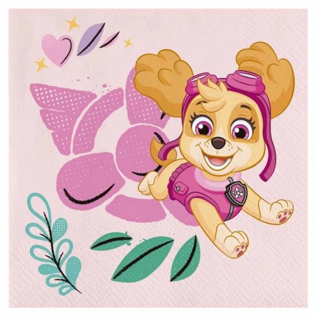 Tovagliolo di Carta 33x33cm con Paw Patrol "Skye" 20pz