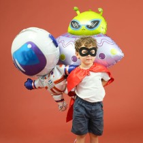 Palloncino in Foil 36" Super Shape Astronauta "Happy Astronaut" Generici Grabo