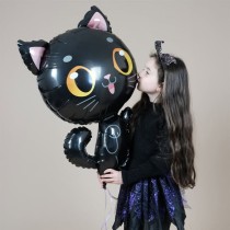 Palloncino in Foil 36" Super Shape Gattino Nero Animali Grabo