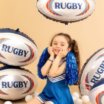 Palloncino in Foil 24" Junior Shape Palla da Rugby "Rugby Ball" Sport e Veicoli Grabo